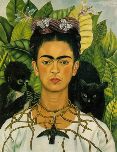 Frida Kalo, AUTOPORTRET SA OGRLICOM OD TRNJA